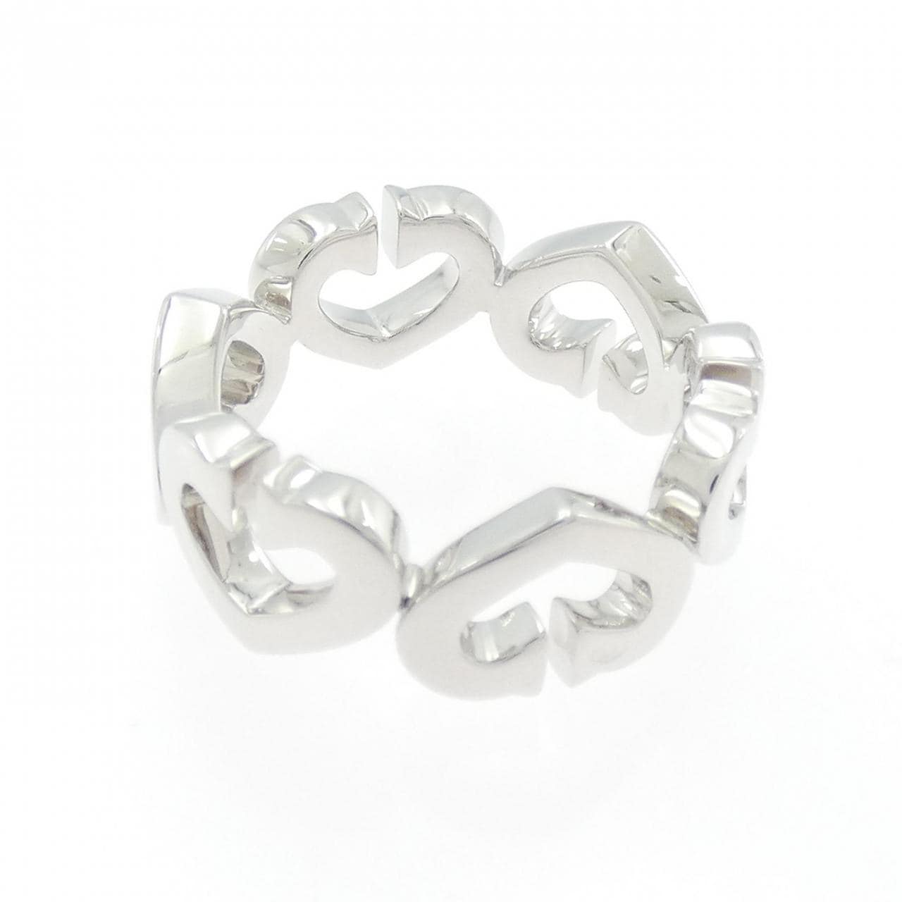 カルティエ Cハート 1P リング