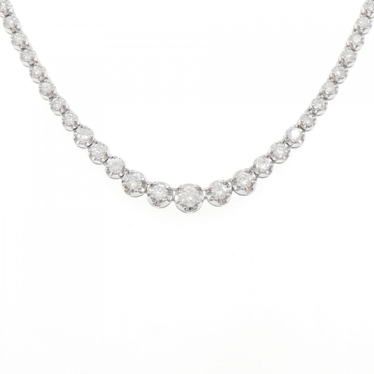 PT850 ダイヤモンド ネックレス 5.00CT