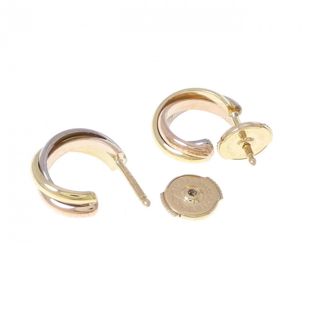 カルティエ トリニティ スモール ピアス