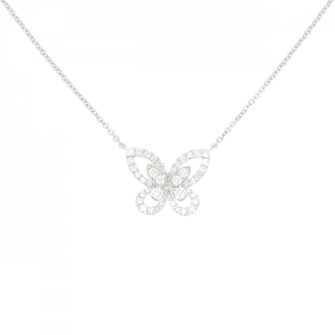 グラフ バタフライシルエット ミニ ネックレス