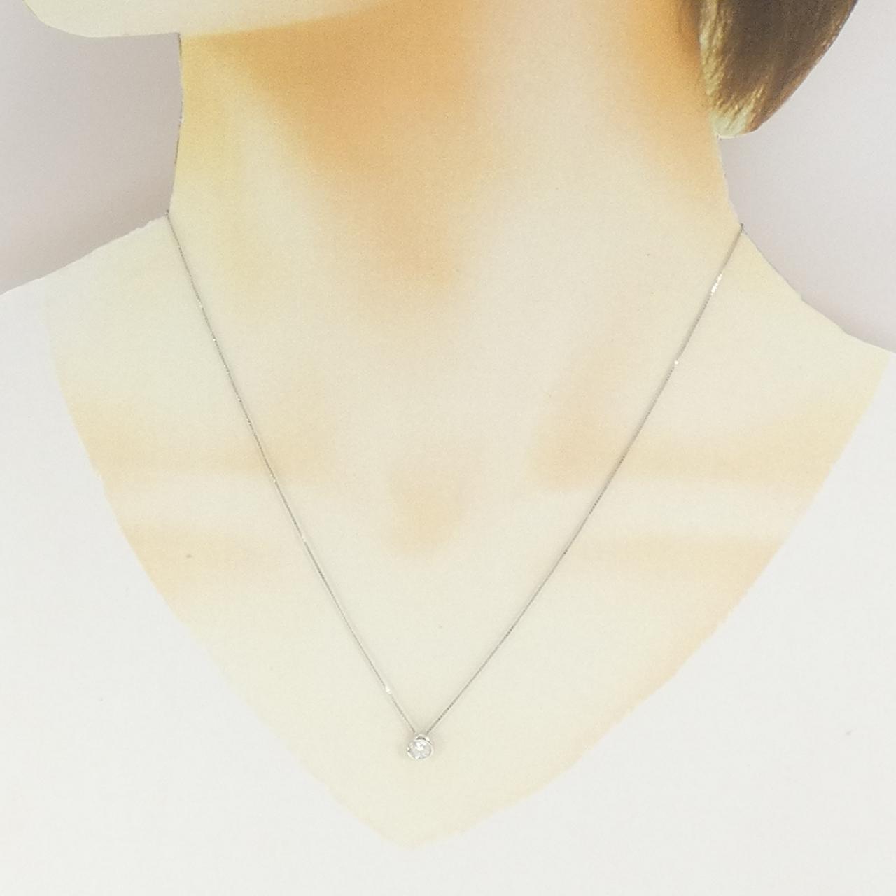 PT900/PT850 ダイヤモンド ネックレス 0.207CT