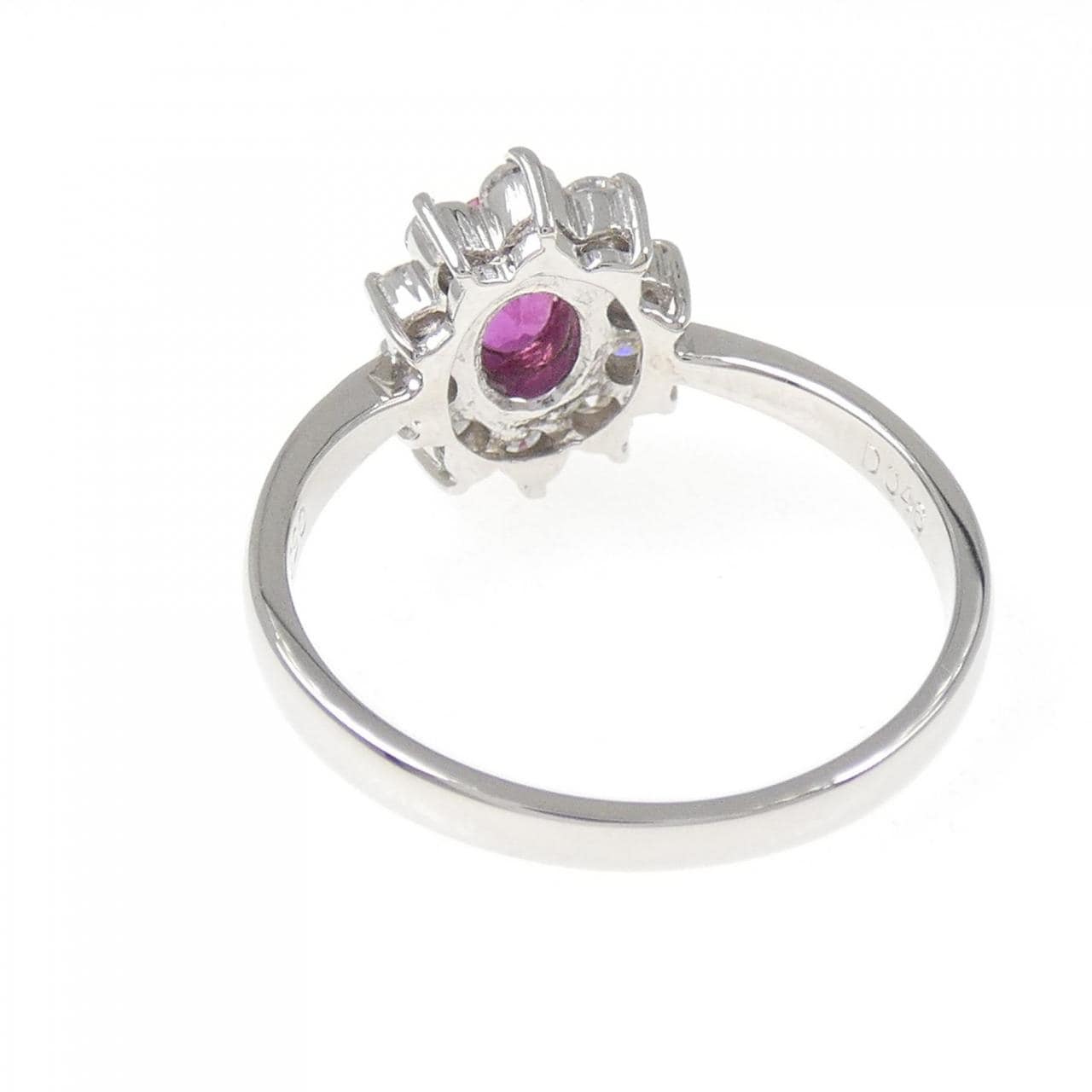 PT900 ルビー リング 0.53CT