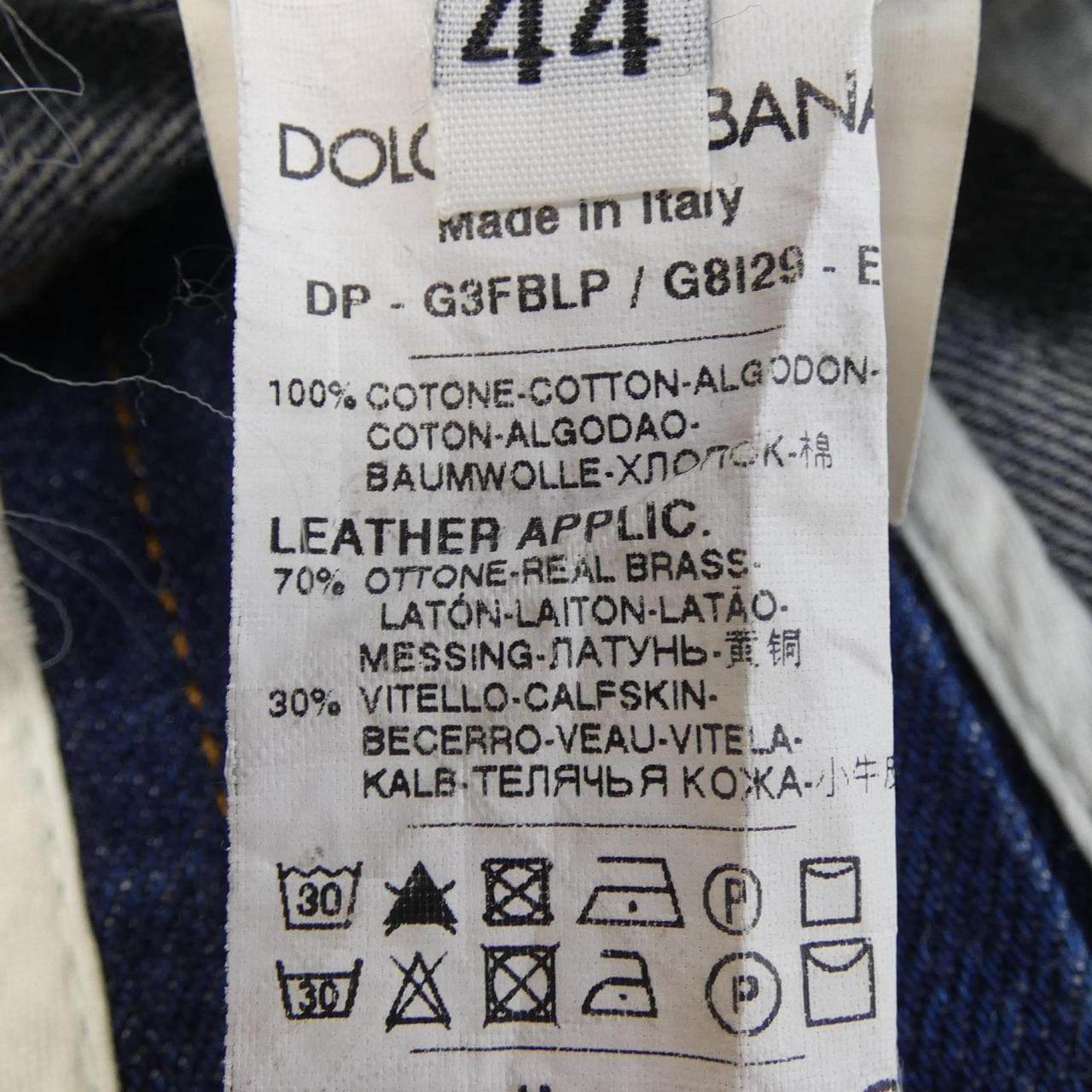 ドルチェアンドガッバーナ DOLCE&GABBANA G3FBLP/G8I29 ジーンズ