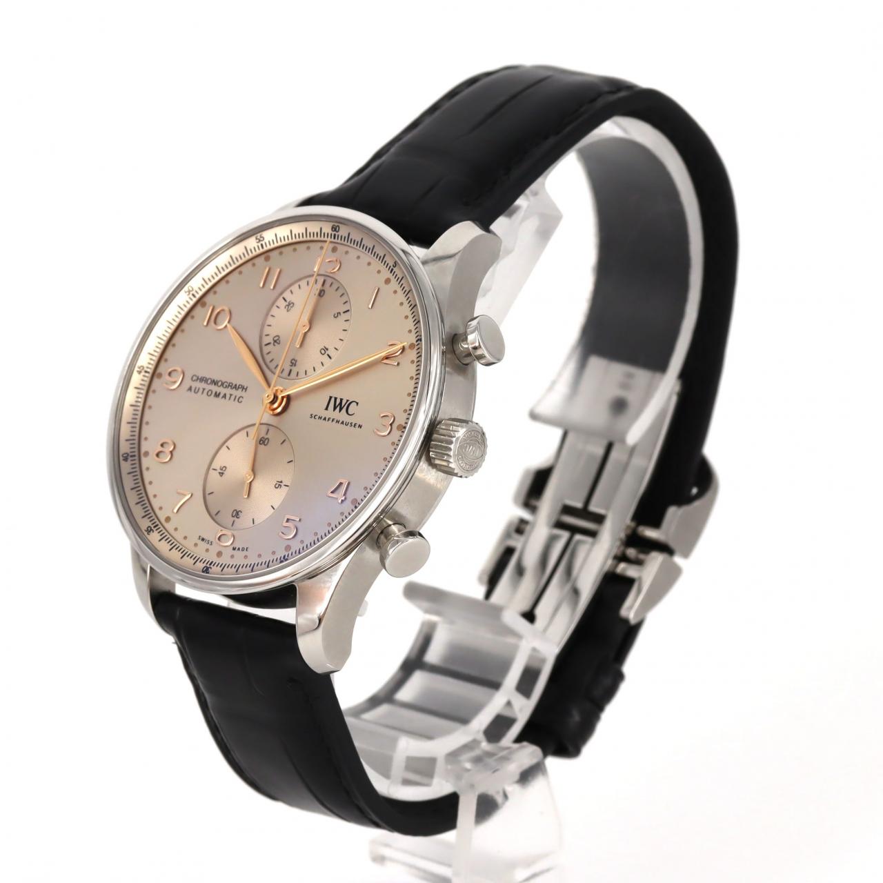 IWC Portuguese Chronograph IW371624 Stainless Steel Automatic