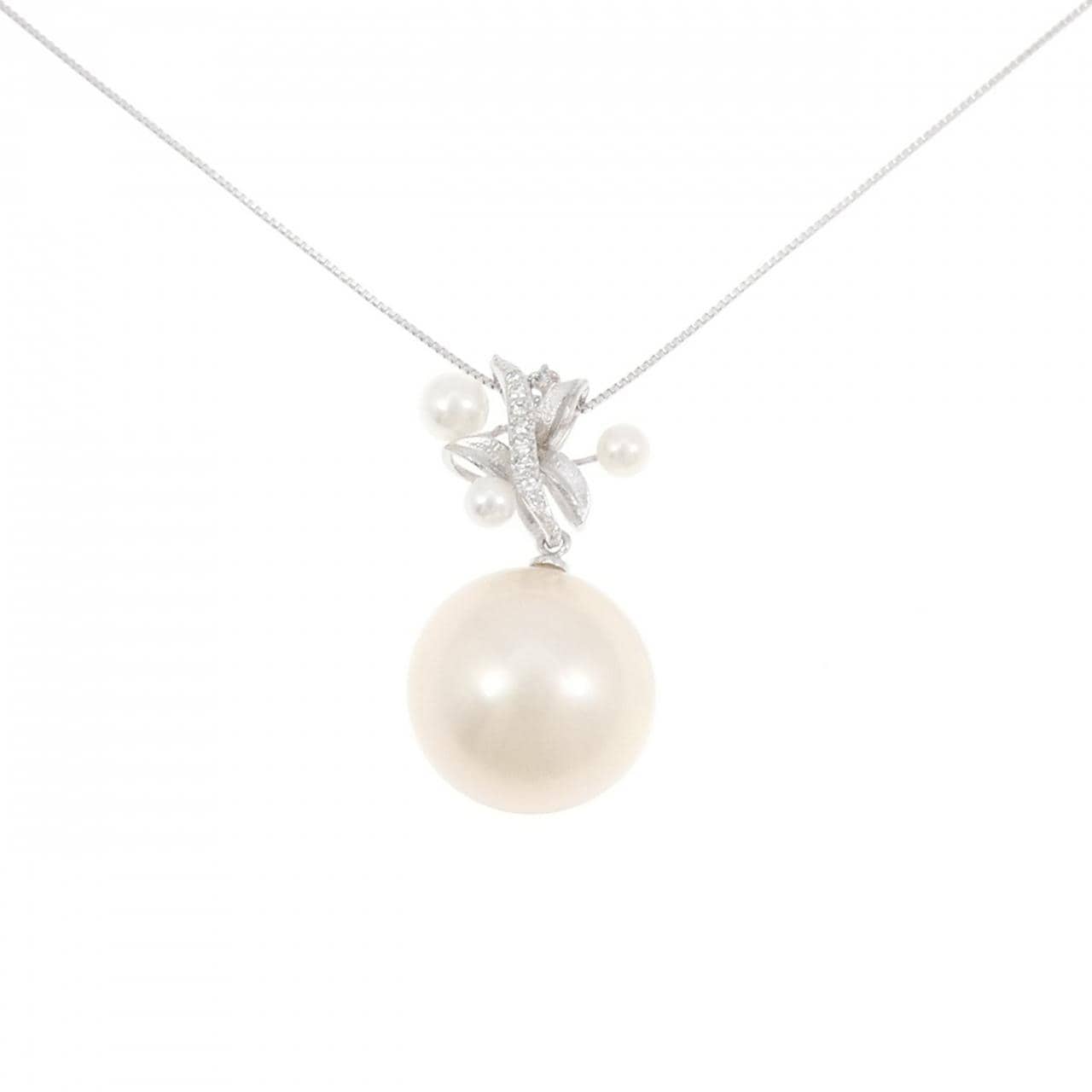 K18WG パール ネックレス