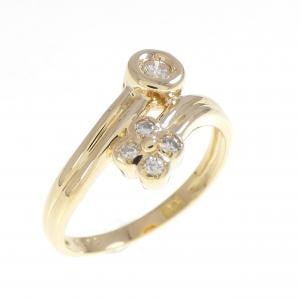 K18YG ダイヤモンド リング 0.08CT