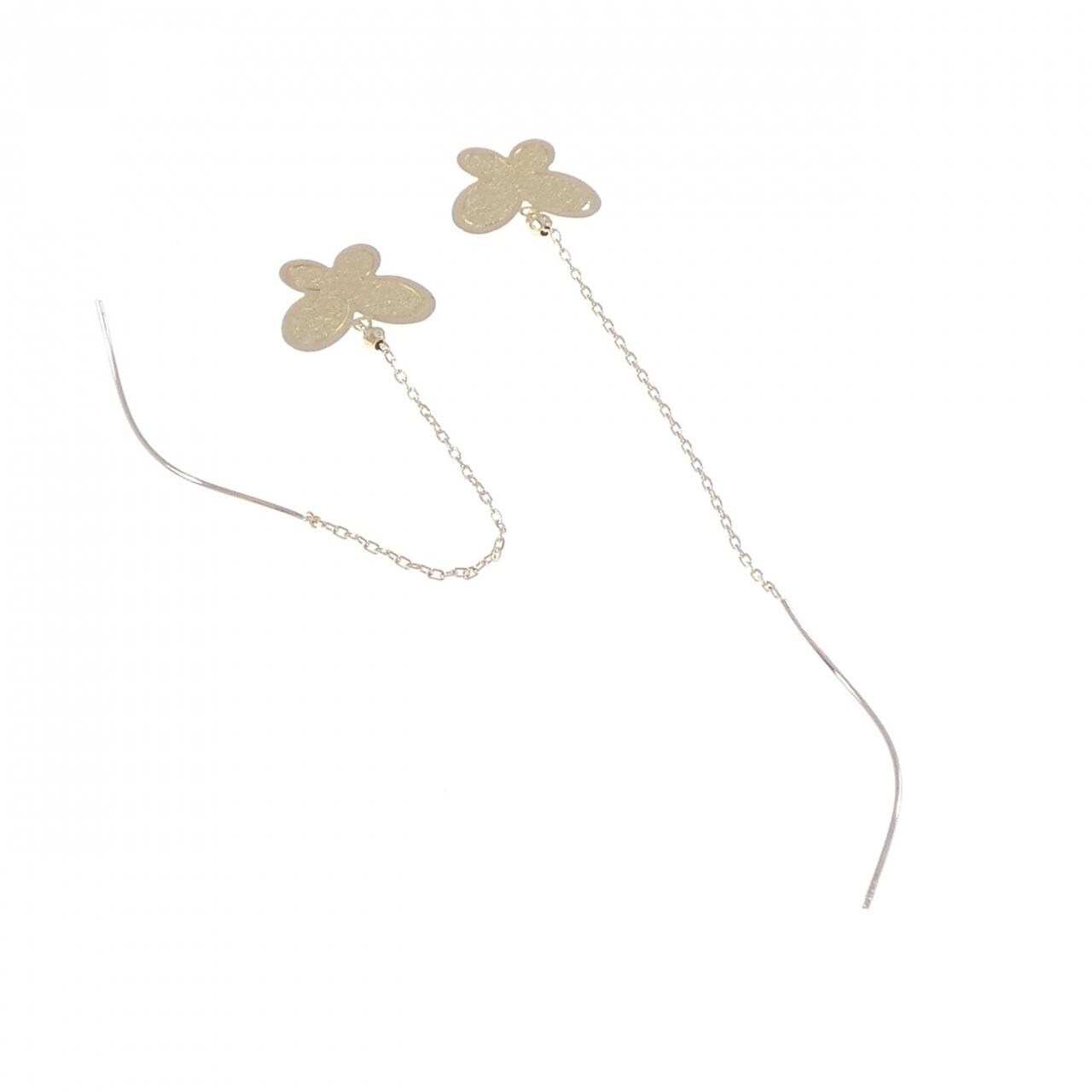 K18YG バタフライ ピアス