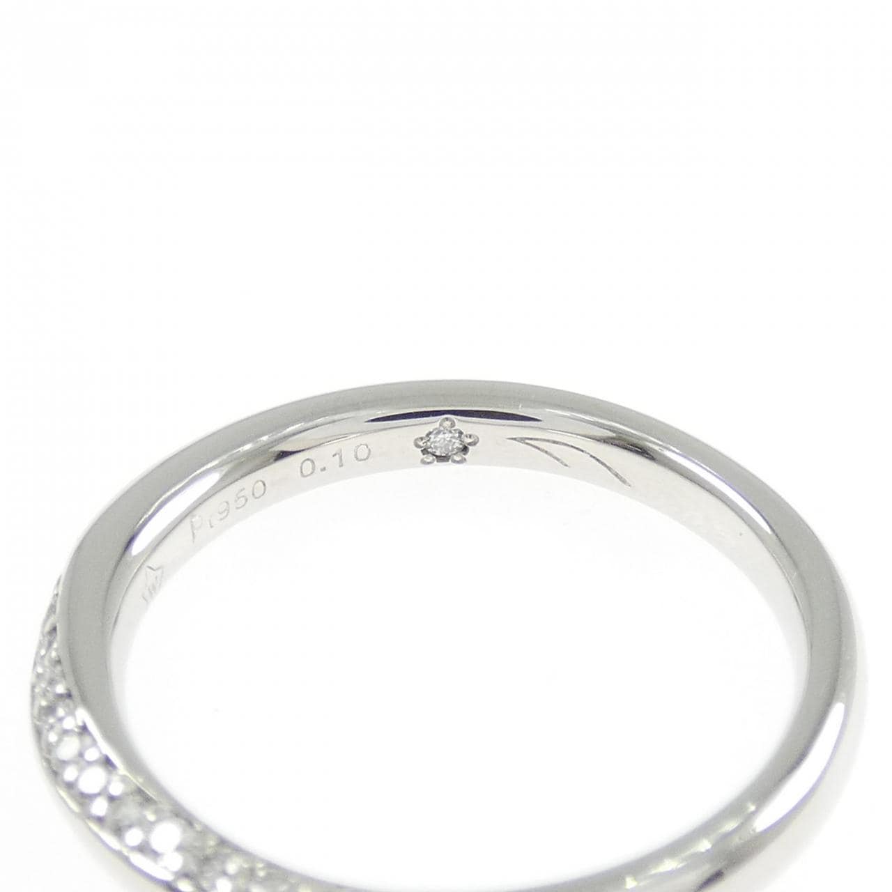 PT950 ダイヤモンド リング 0.10CT