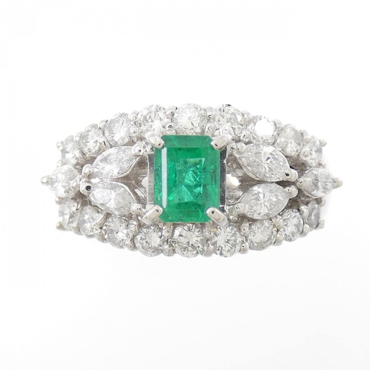 PT900 エメラルド リング 0.44CT