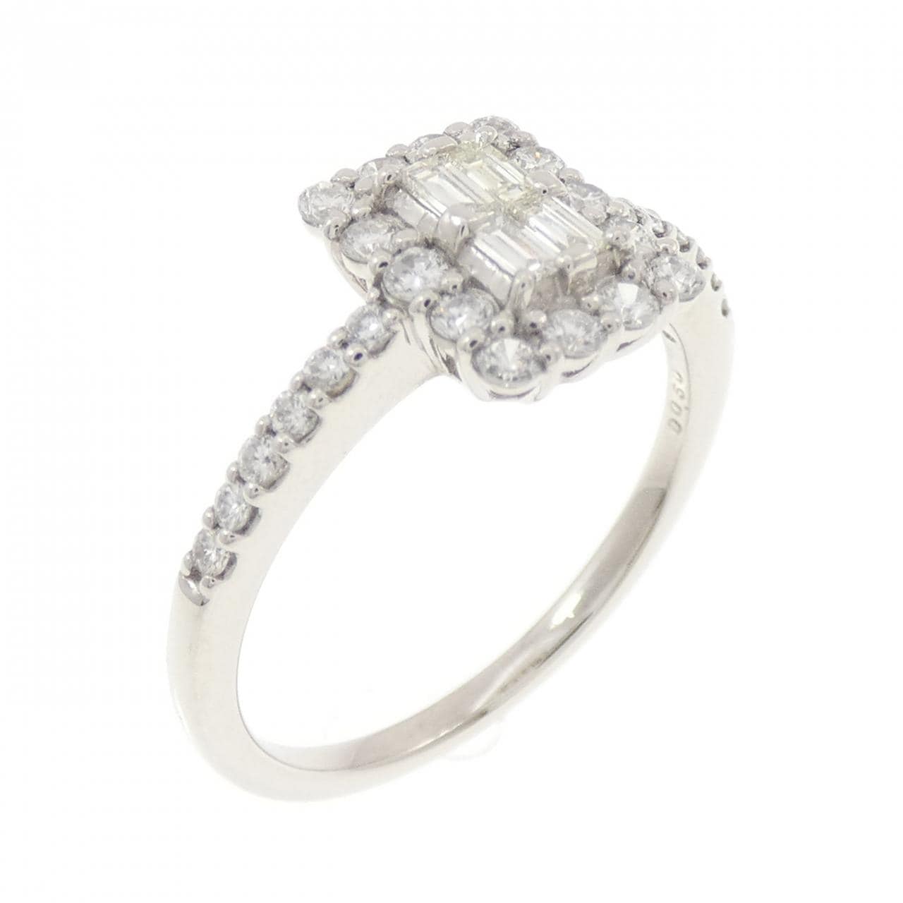 【新品】PT900 ダイヤモンド リング 0.50CT
