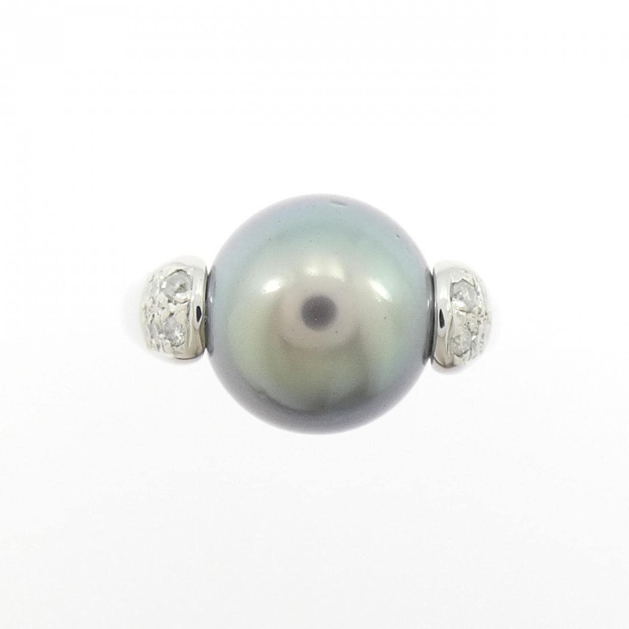 PT900 黒蝶パール リング 10.3mm