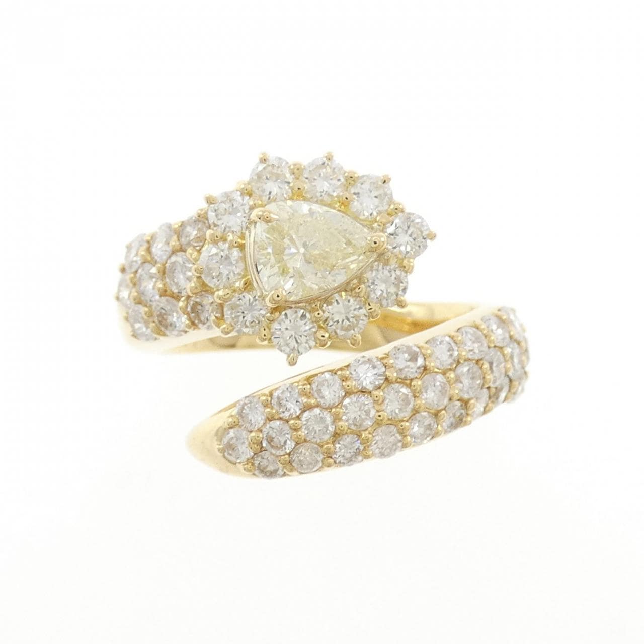 K18YG ダイヤモンド リング 0.522CT