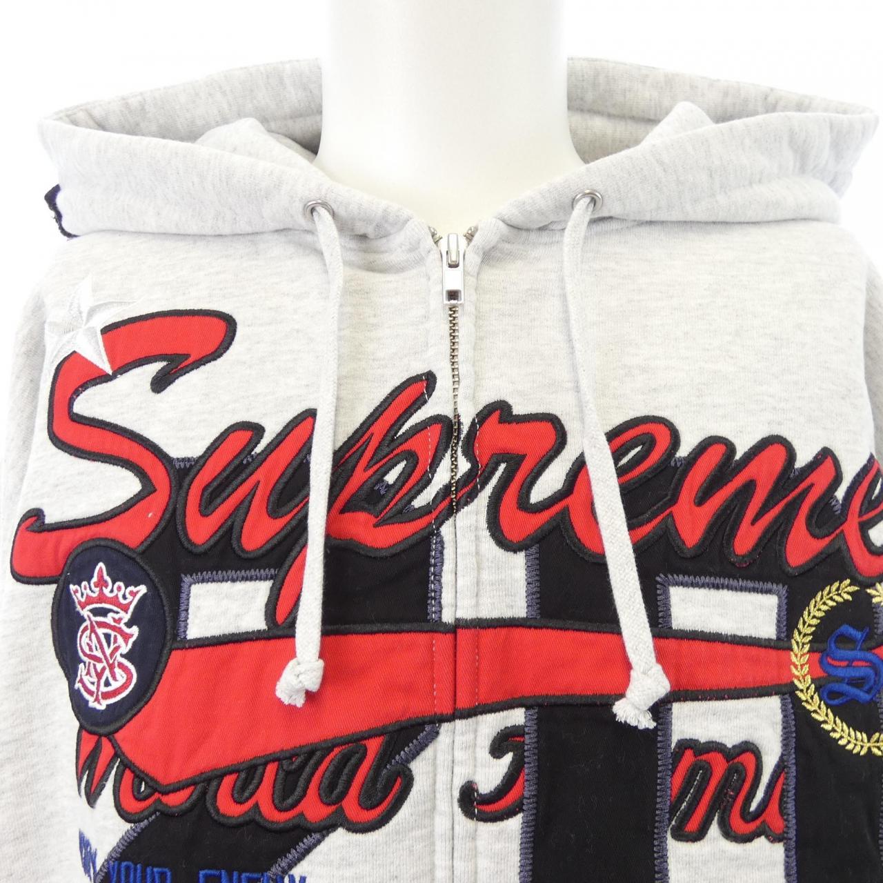 シュプリーム SUPREME WARRIORS APPLIQUE パーカー