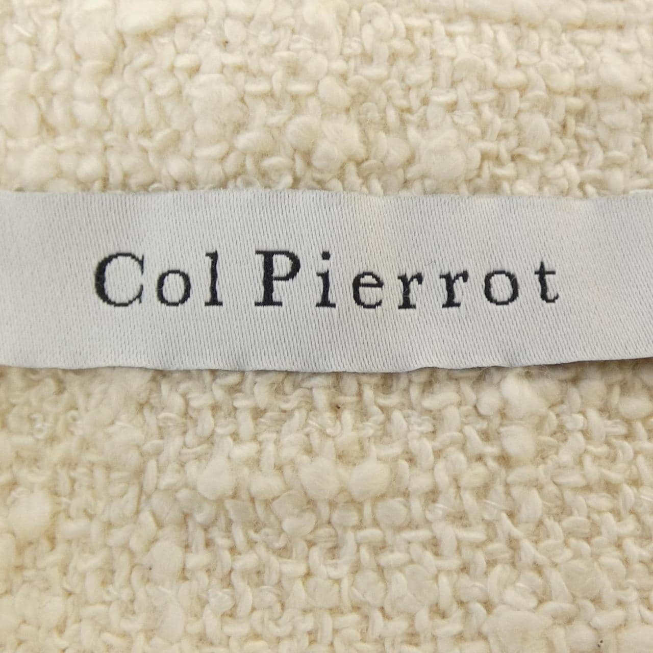コルピエロ Col Pierrot ノーカラージャケット