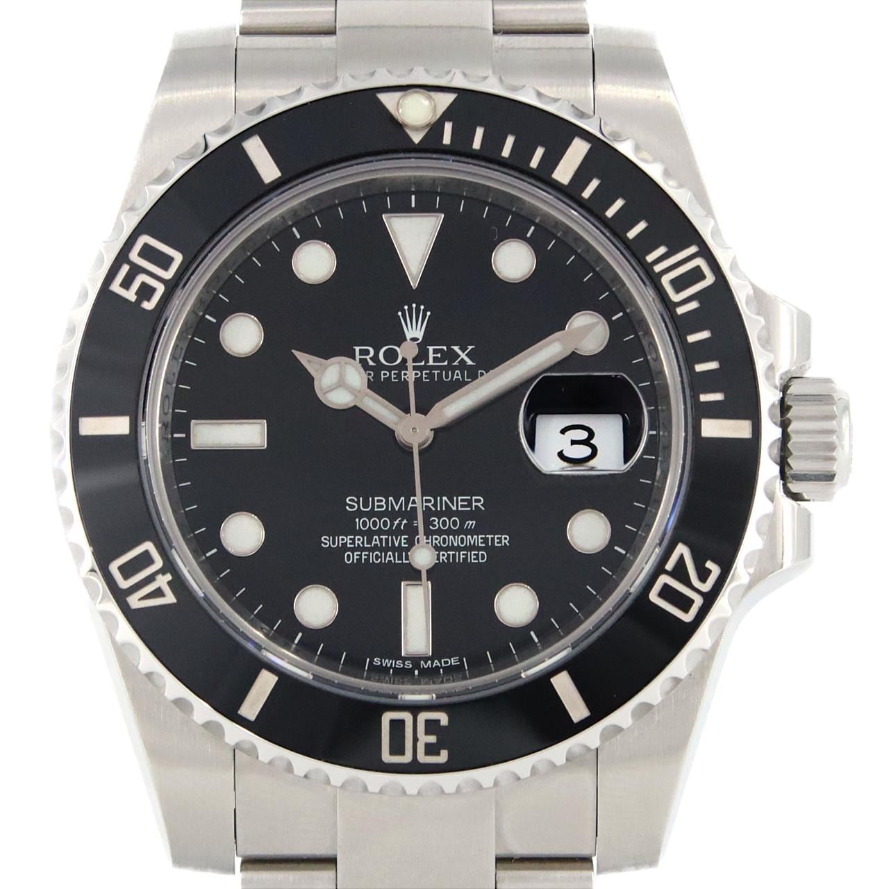 ROLEX Submariner Date 116610LN SS自动上弦random number