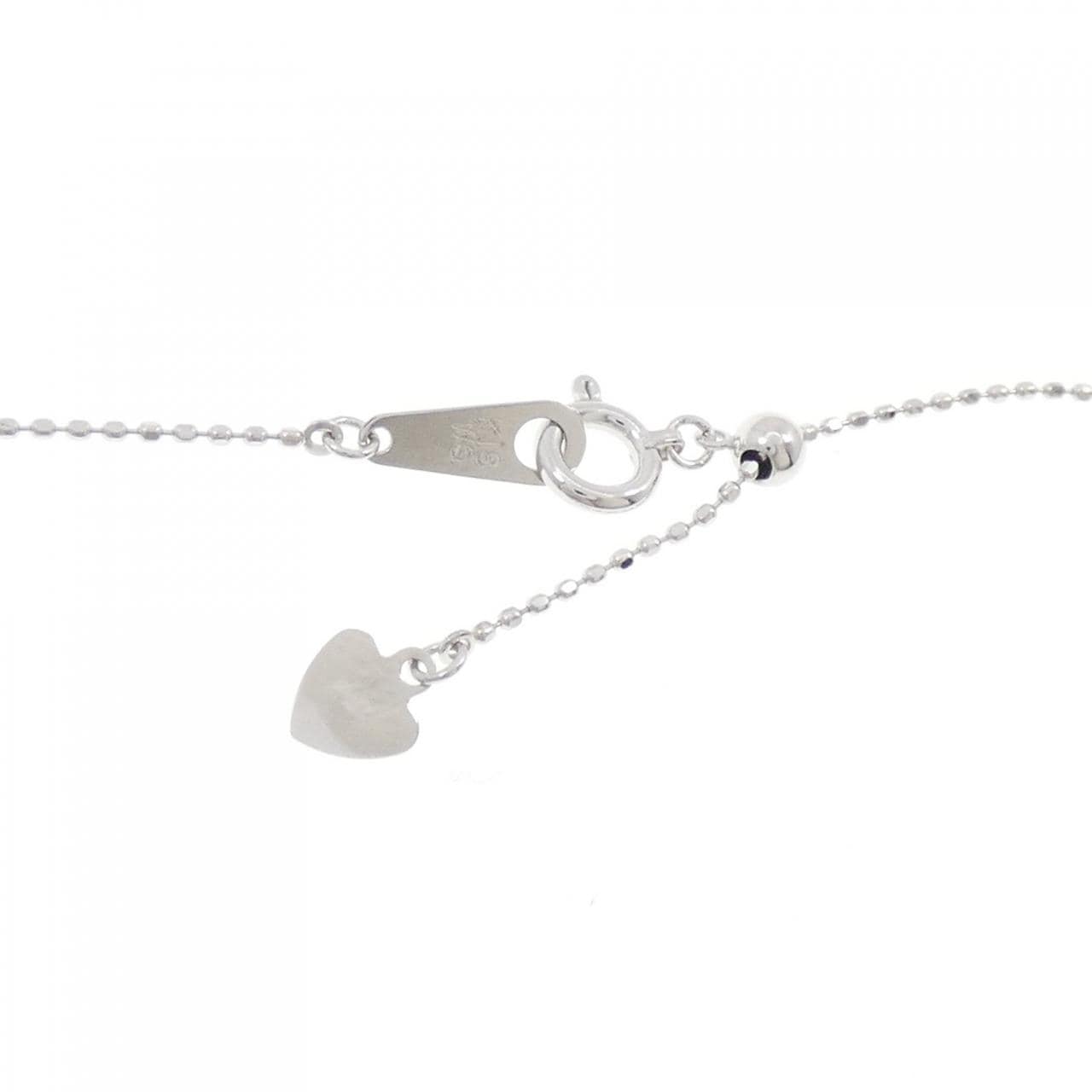 K18WG ルビー ネックレス 0.90CT