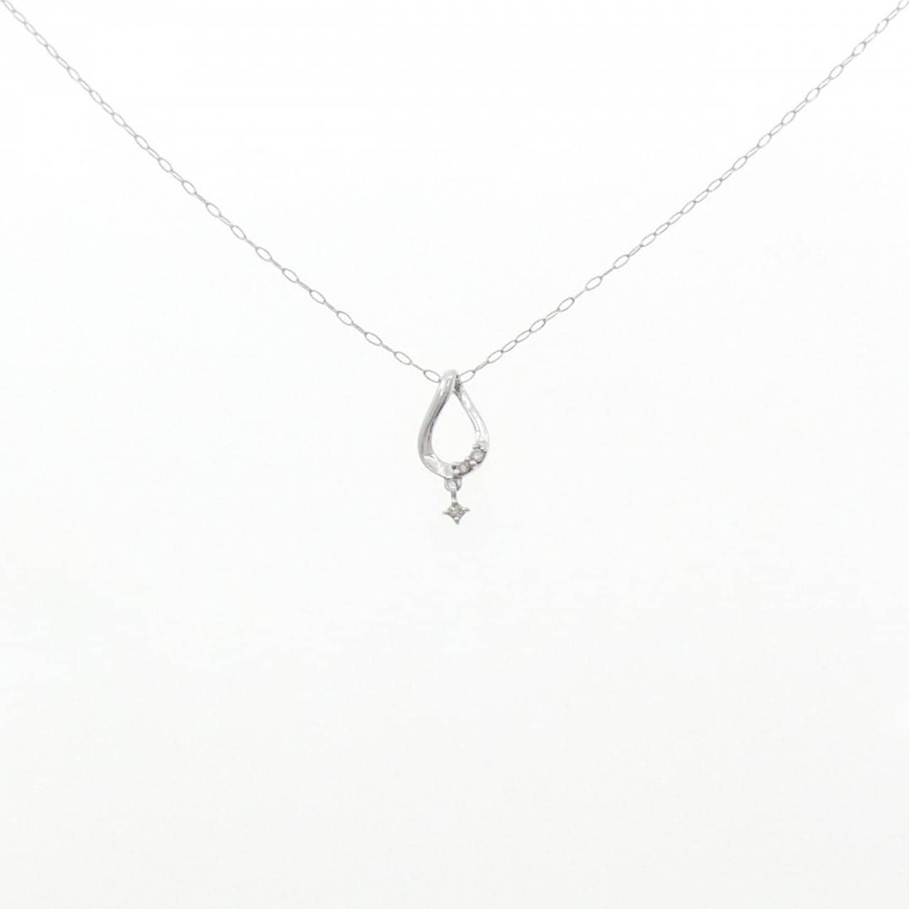 K10WG ダイヤモンド ネックレス