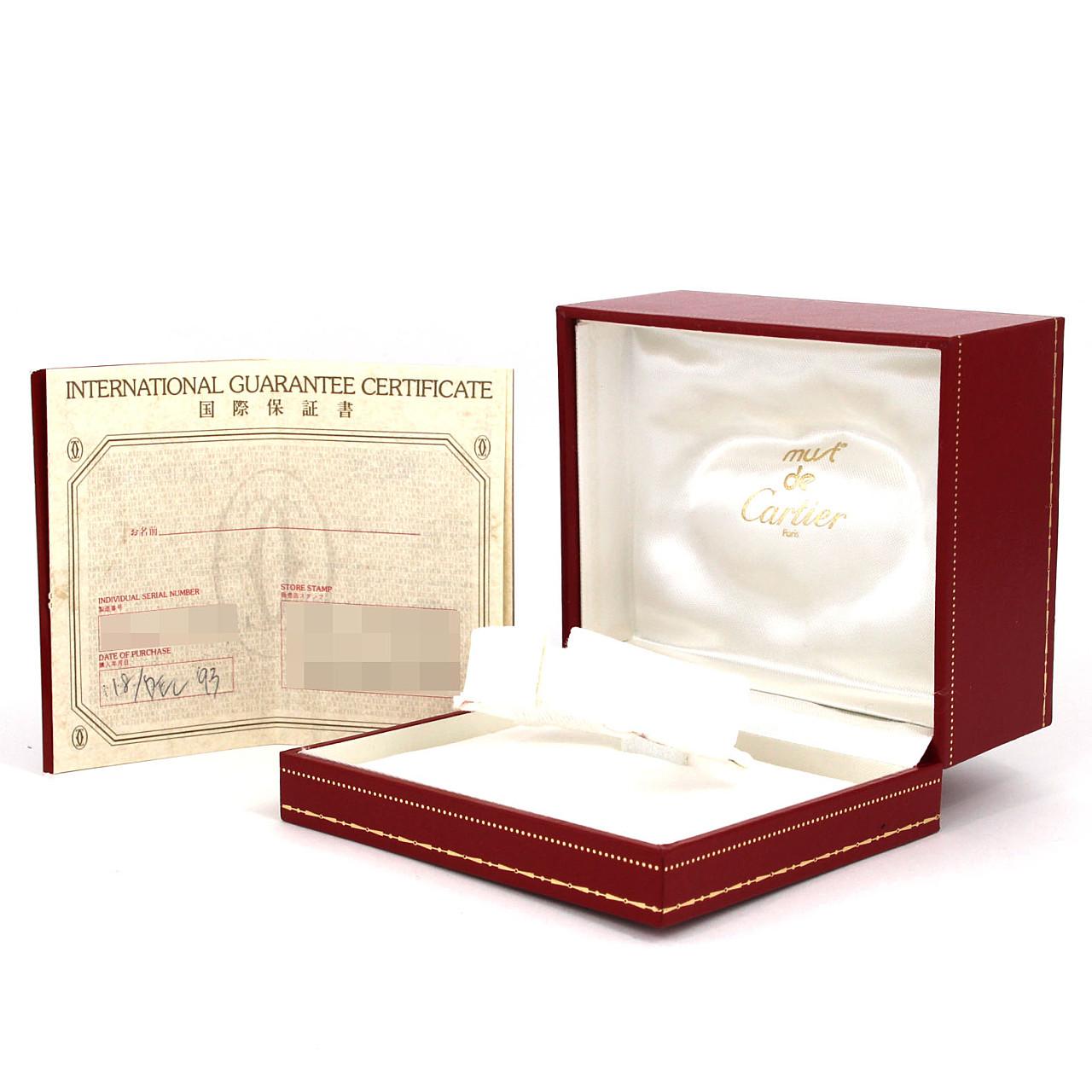 【ノーメンテナンス還元価格】カルティエ マストコリゼSM GP W1000653 GP クォーツ