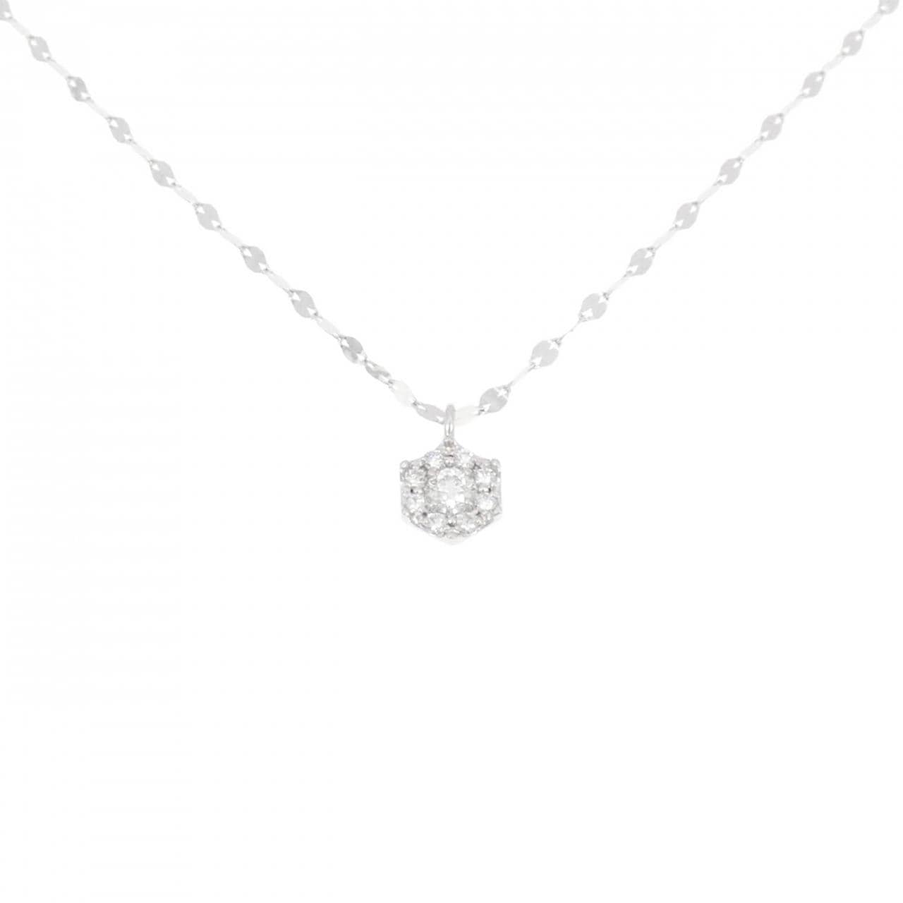 PT900/PT850 ダイヤモンド ネックレス 0.14CT