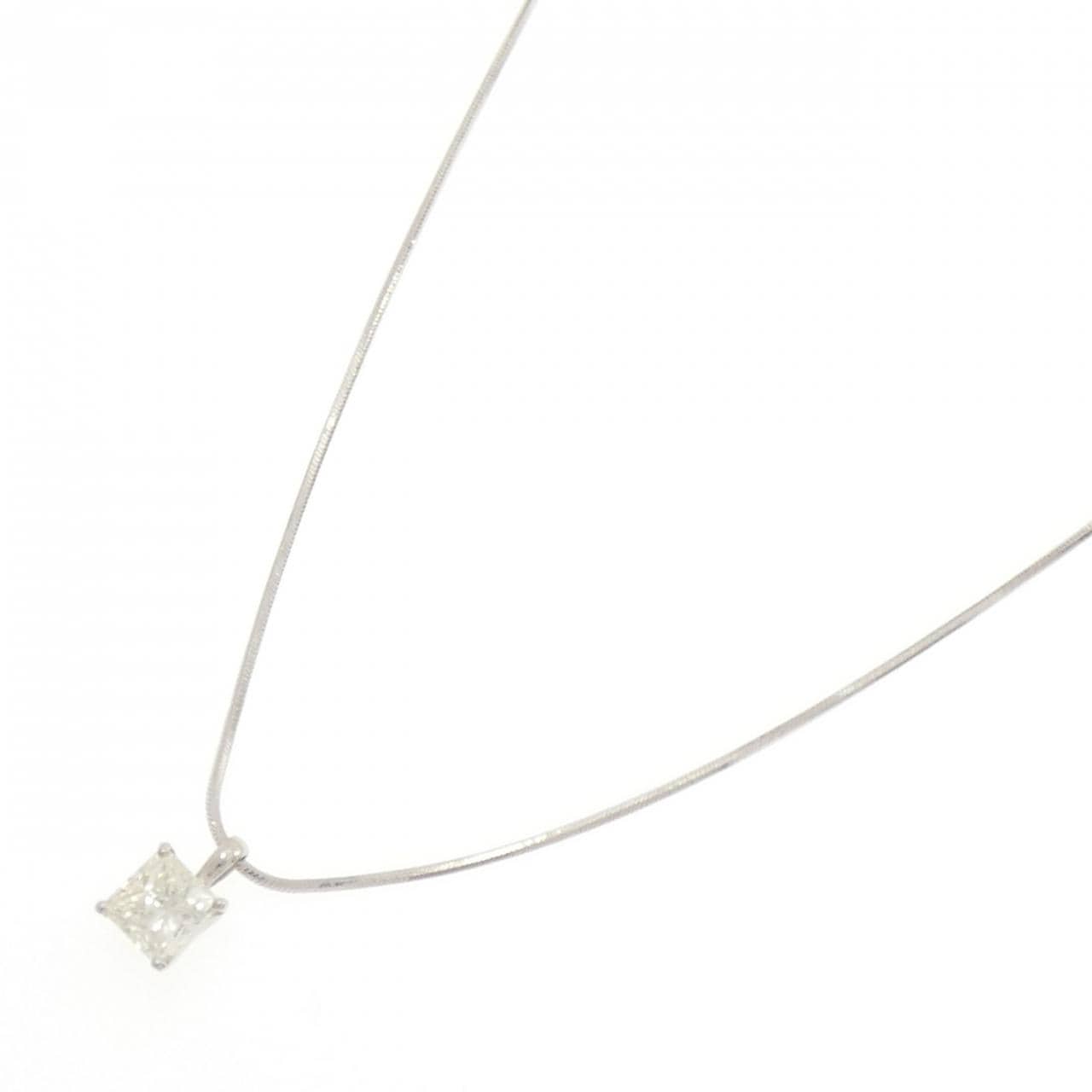 PT900/PT850 ダイヤモンド ネックレス 1.005CT L SI2 ファンシーカット