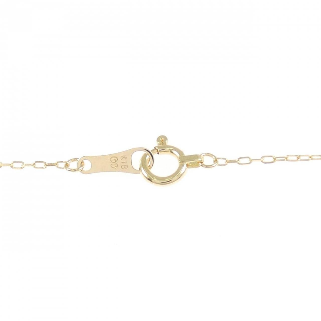 K18YG ダイヤモンド ネックレス 0.15CT