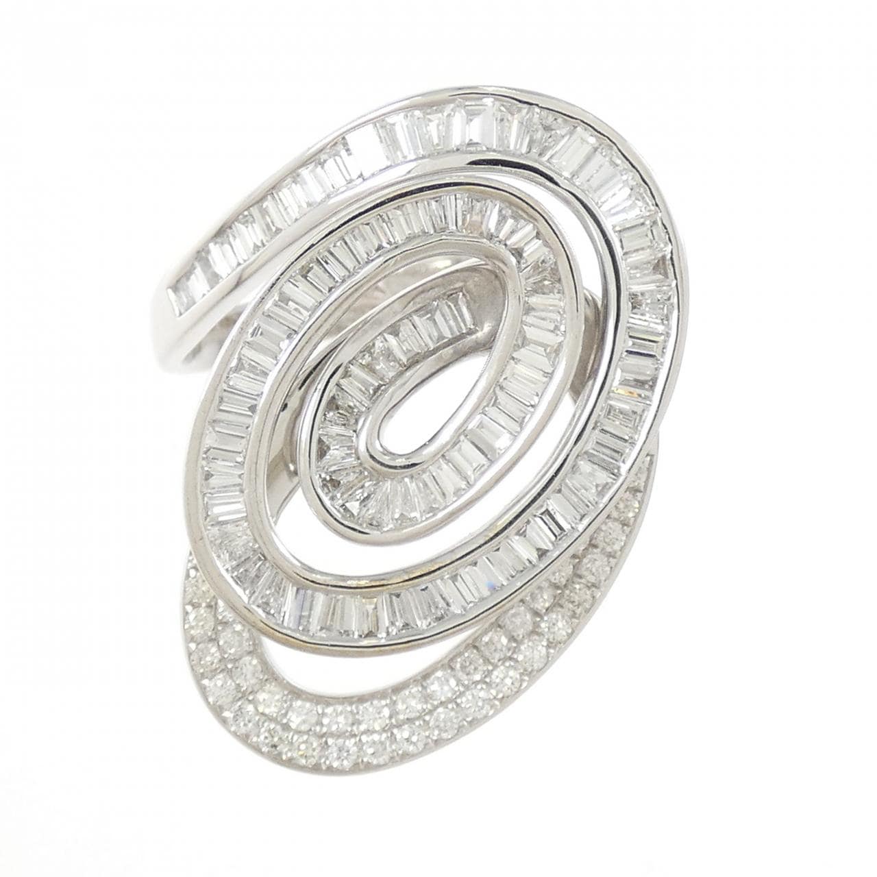 18KWG ダイヤモンド リング 2.08CT