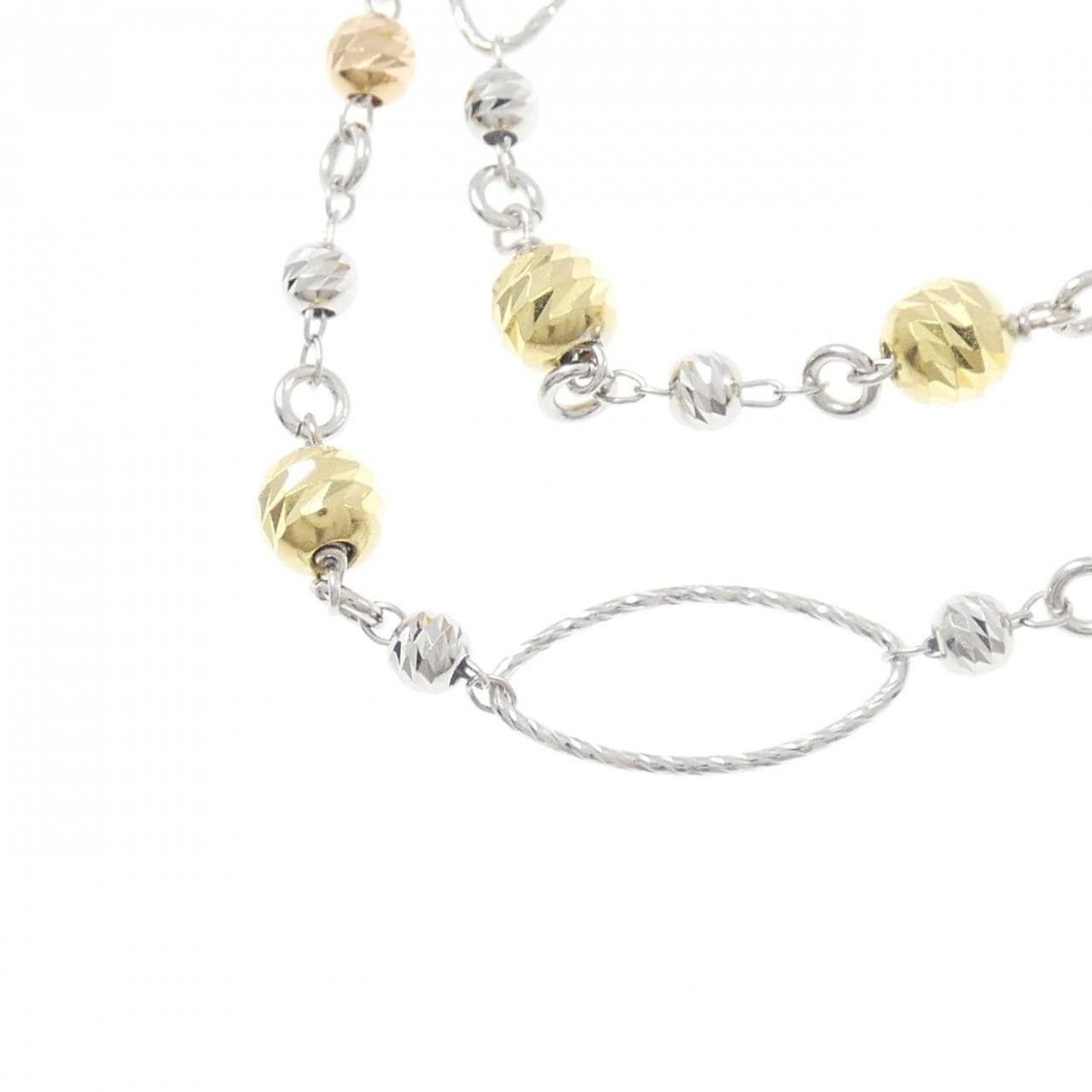 K18スリーカラー ネックレス