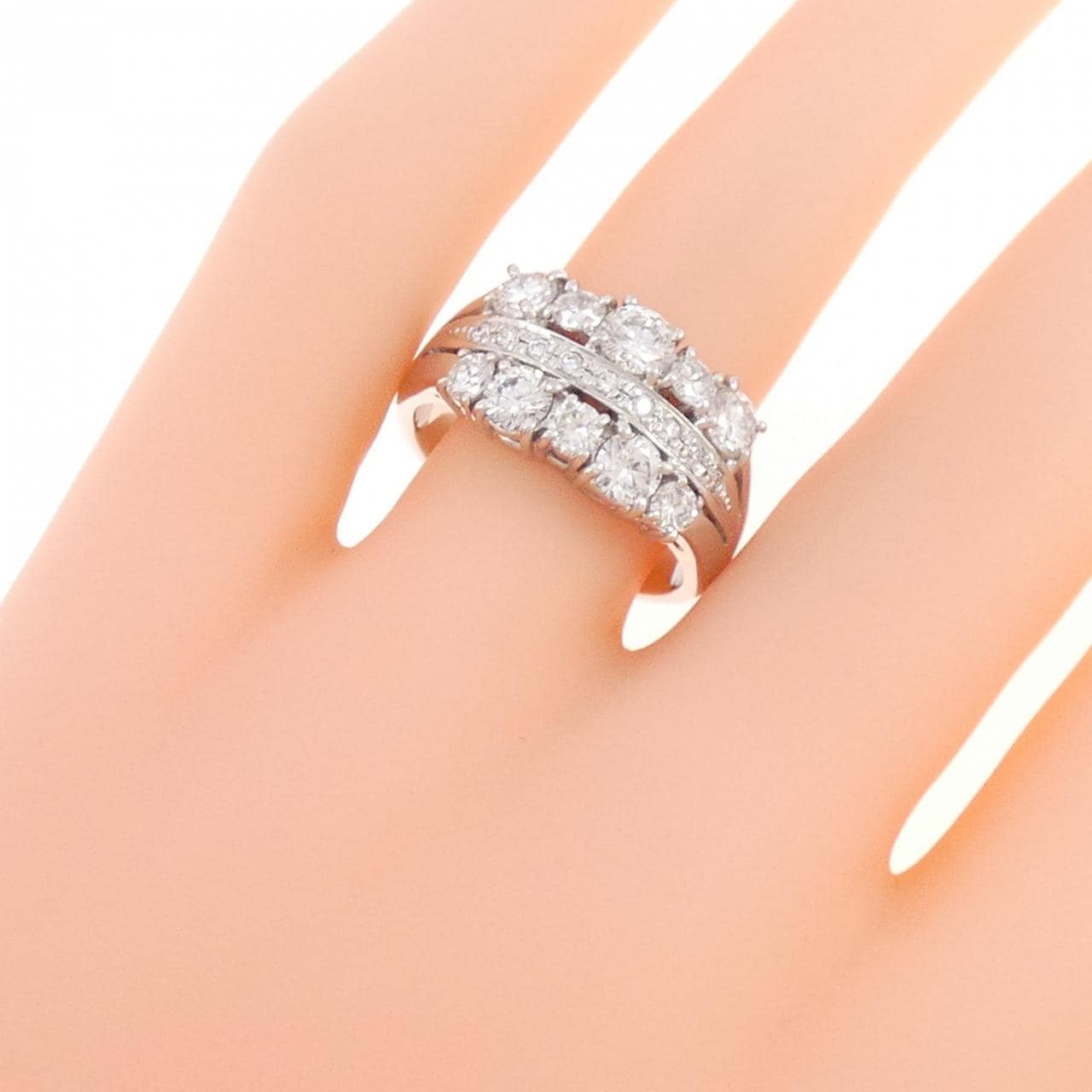 PT900 ダイヤモンド リング 1.55CT