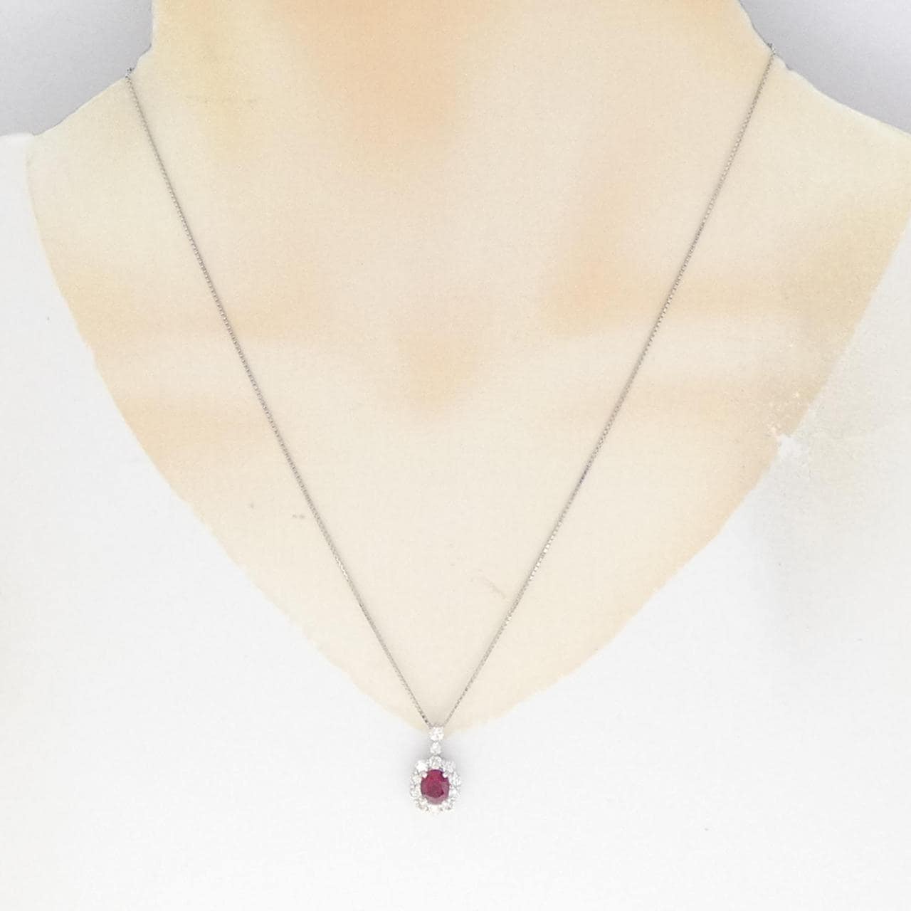 [Remake] PT Ruby Necklace 1.00CT Burmese