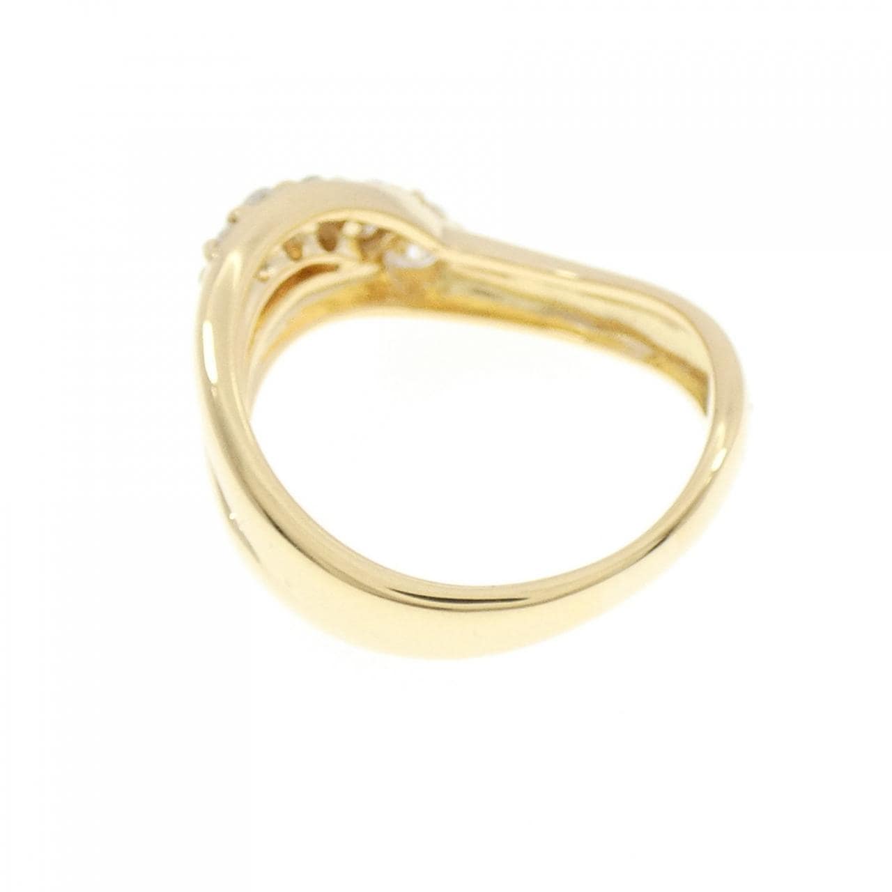 K18YG ダイヤモンド リング 0.32CT