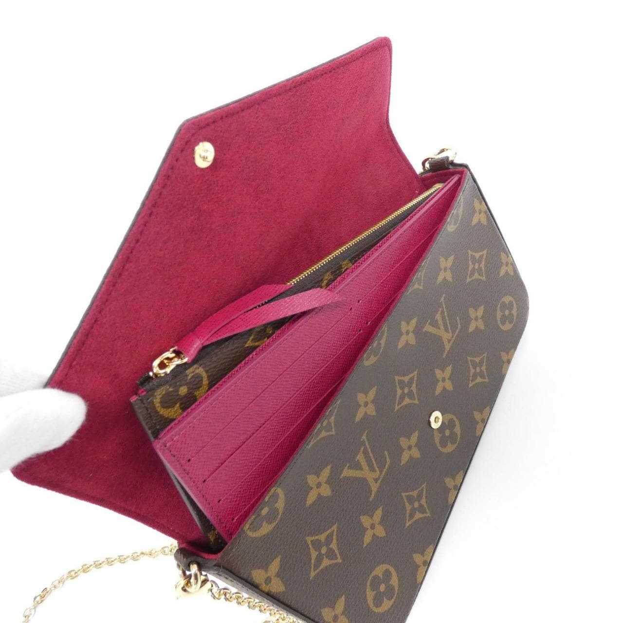 ルイヴィトン モノグラム ポシェット フェリシー M81896 ショルダーバッグ