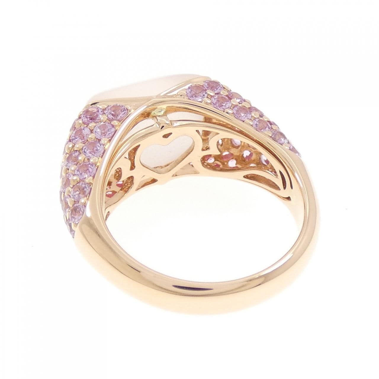 750PG Rose Quartz Ring 7.04CT