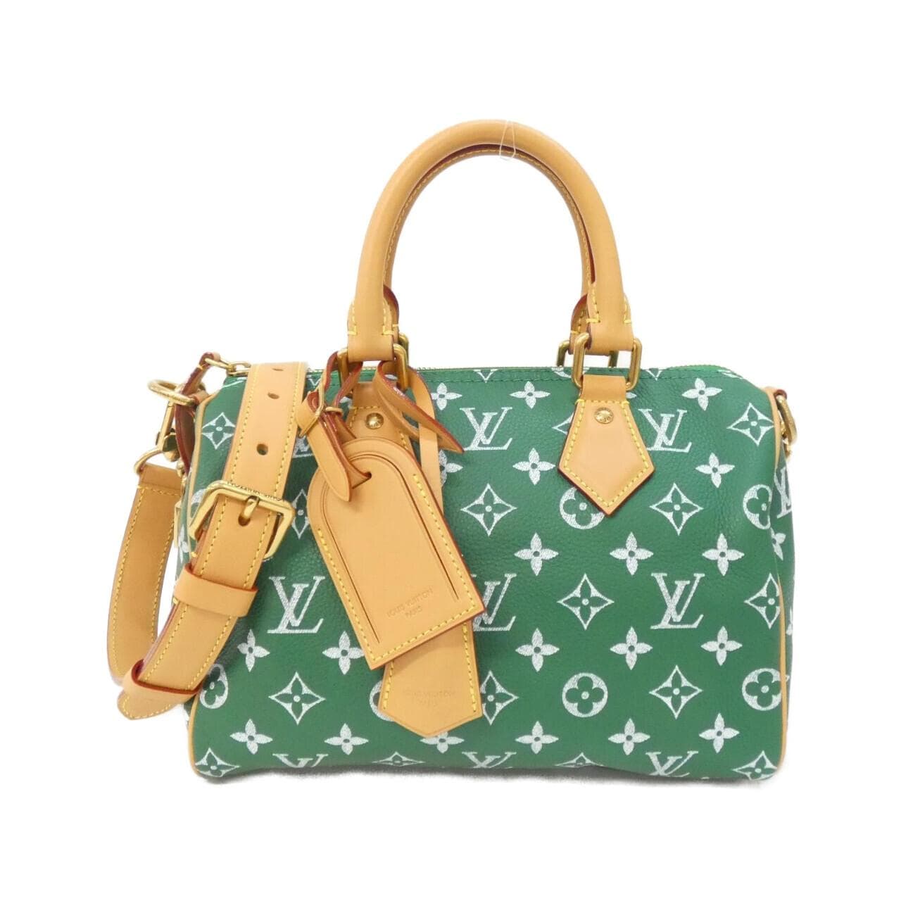 ルイヴィトン モノグラム レザー スピーディ P9 バンドリエール 25cm M24423 ボストンバッグ