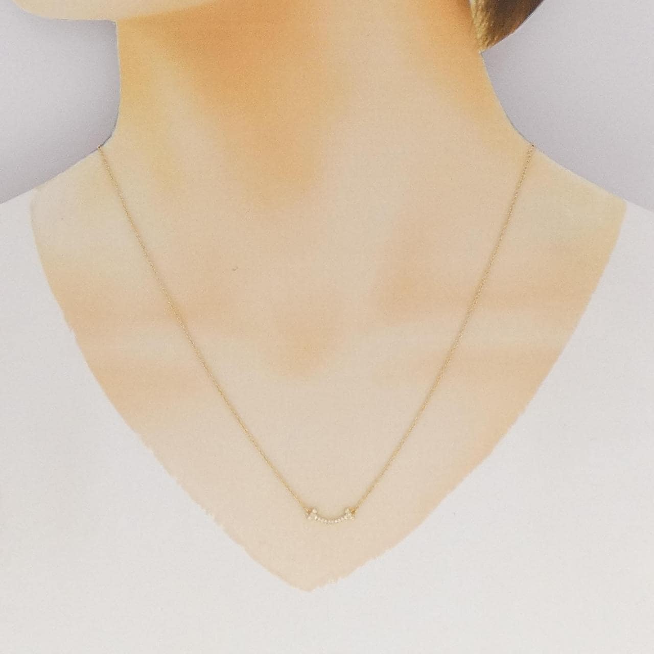 ティファニー Tスマイル ミニ ネックレス