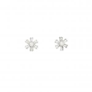 K18WG ダイヤモンド ピアス 0.24CT