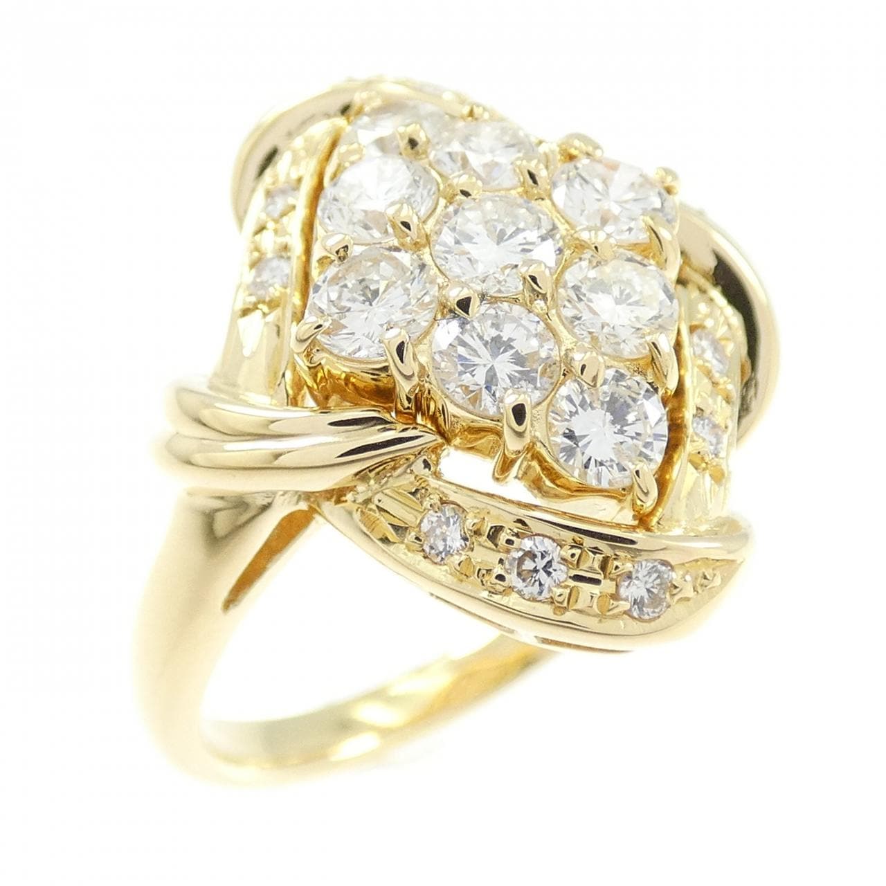 K18YG ダイヤモンド リング 1.00CT