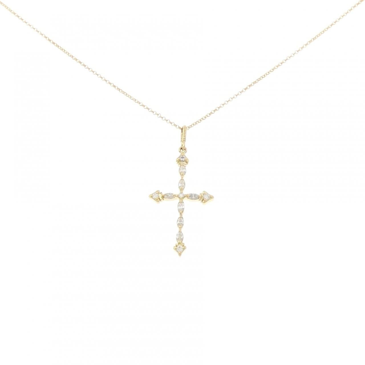 アーカー トランシアクロス ネックレス 0.26CT