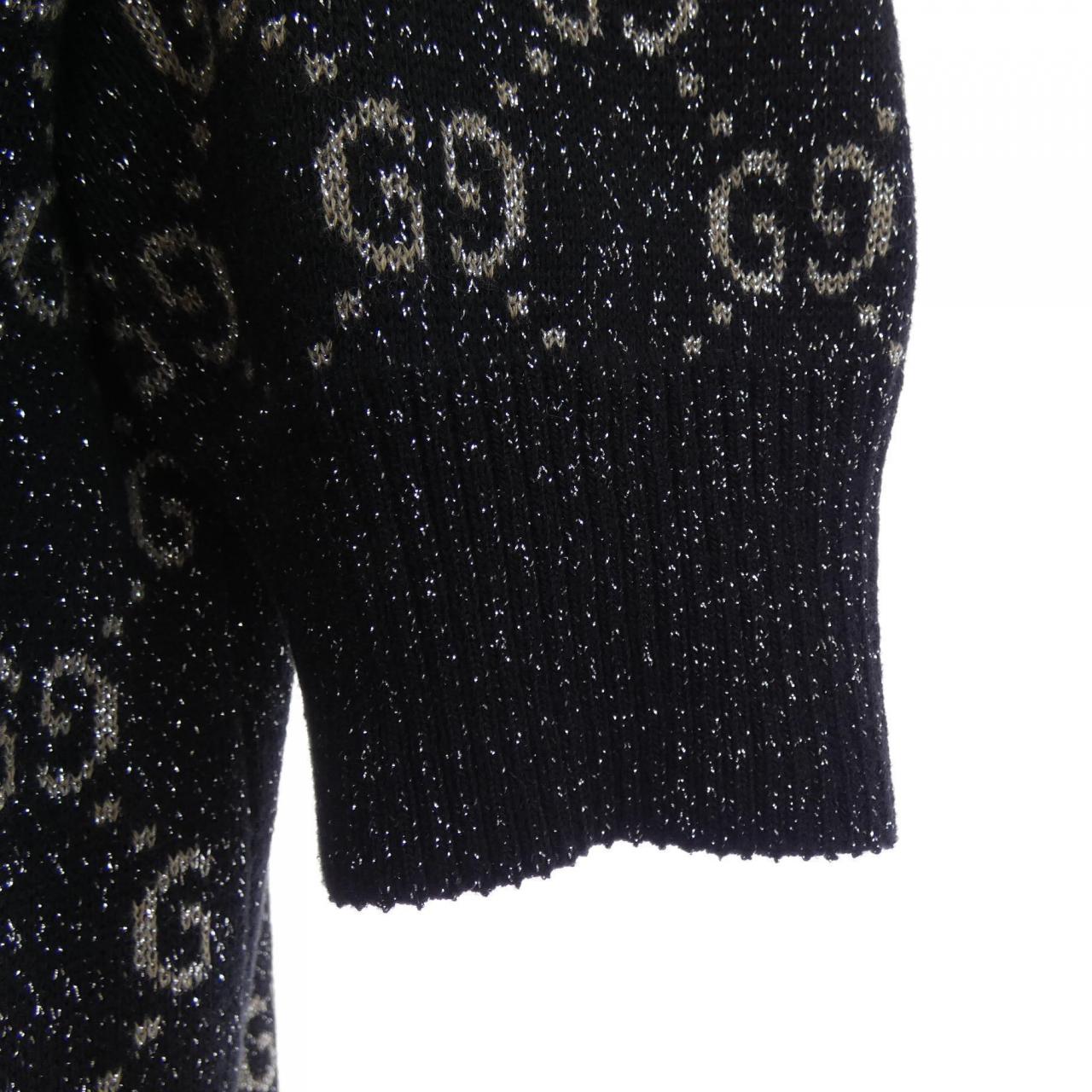 グッチ GUCCI ラメGGジャカード ポロドレス 678437 XKB54 ワンピース