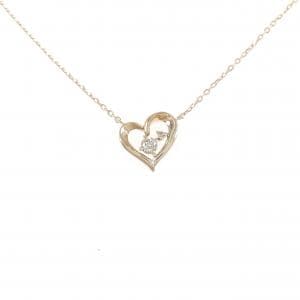 4゜C ハート ダイヤモンド ネックレス