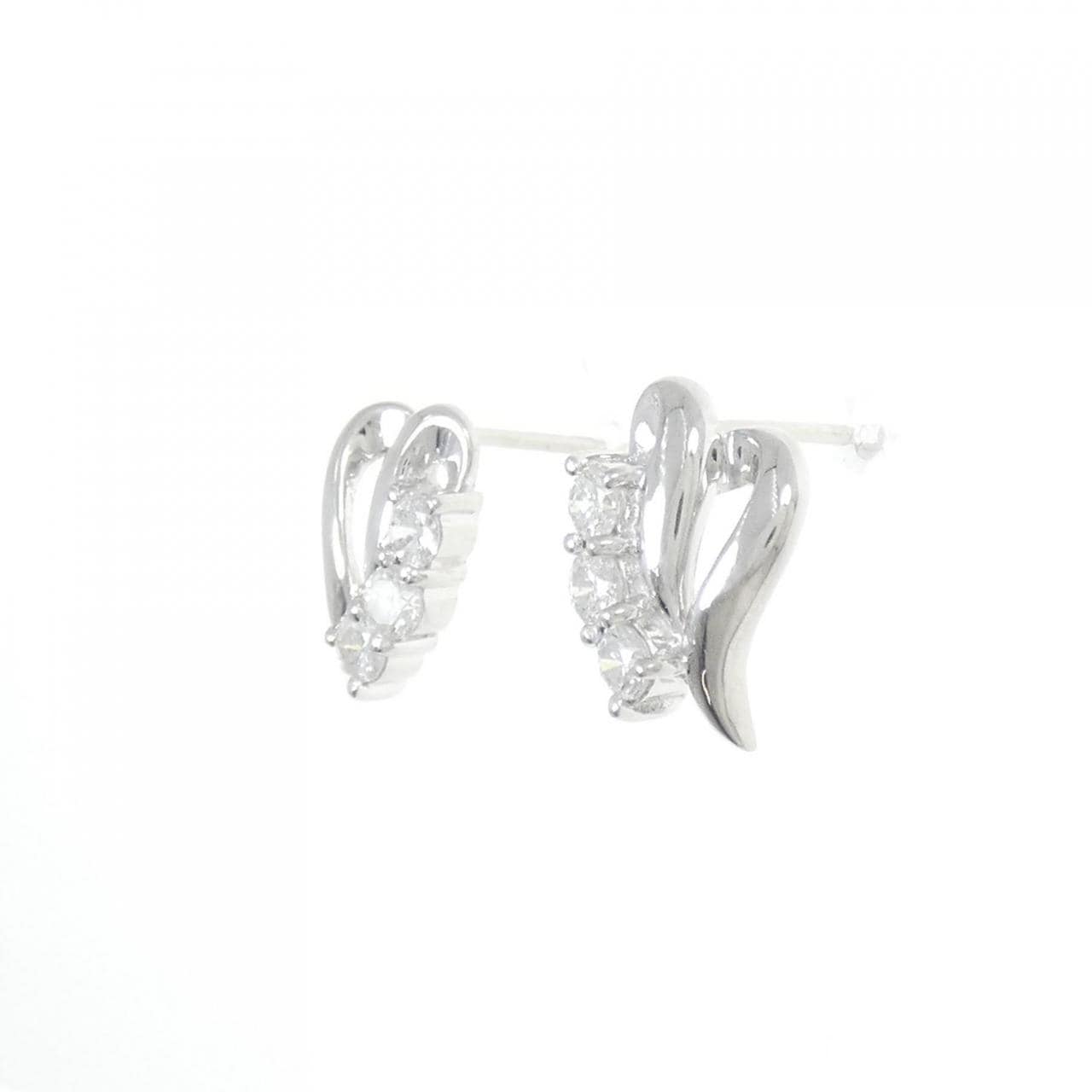 PT ダイヤモンド ピアス 0.50CT