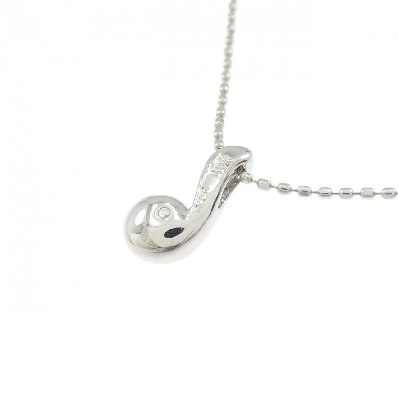 PT900/PT850 ダイヤモンド ネックレス 0.20CT