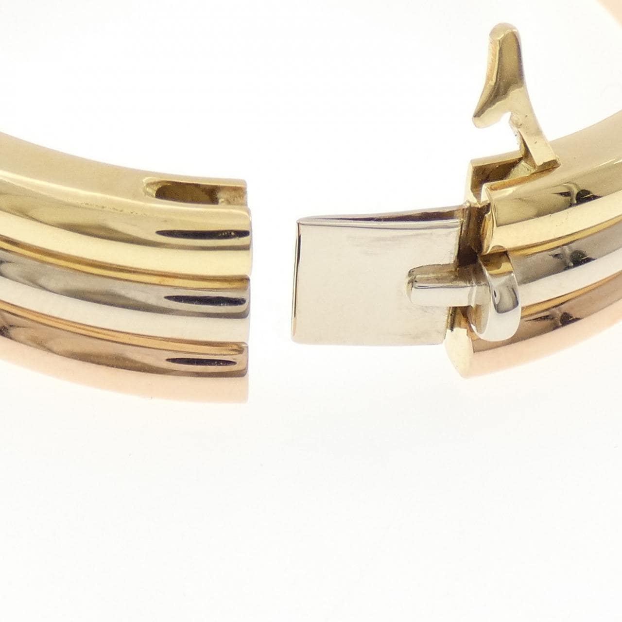 カルティエ 750スリーカラー バングル