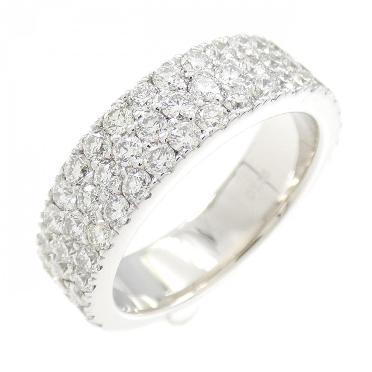 K18WG pave Diamond ring 1.50CT