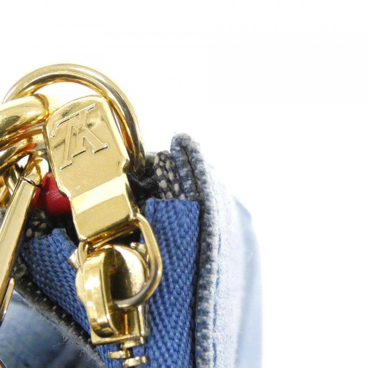 LOUIS VUITTON牛仔花Monogram多口袋配件 M44990 单肩包