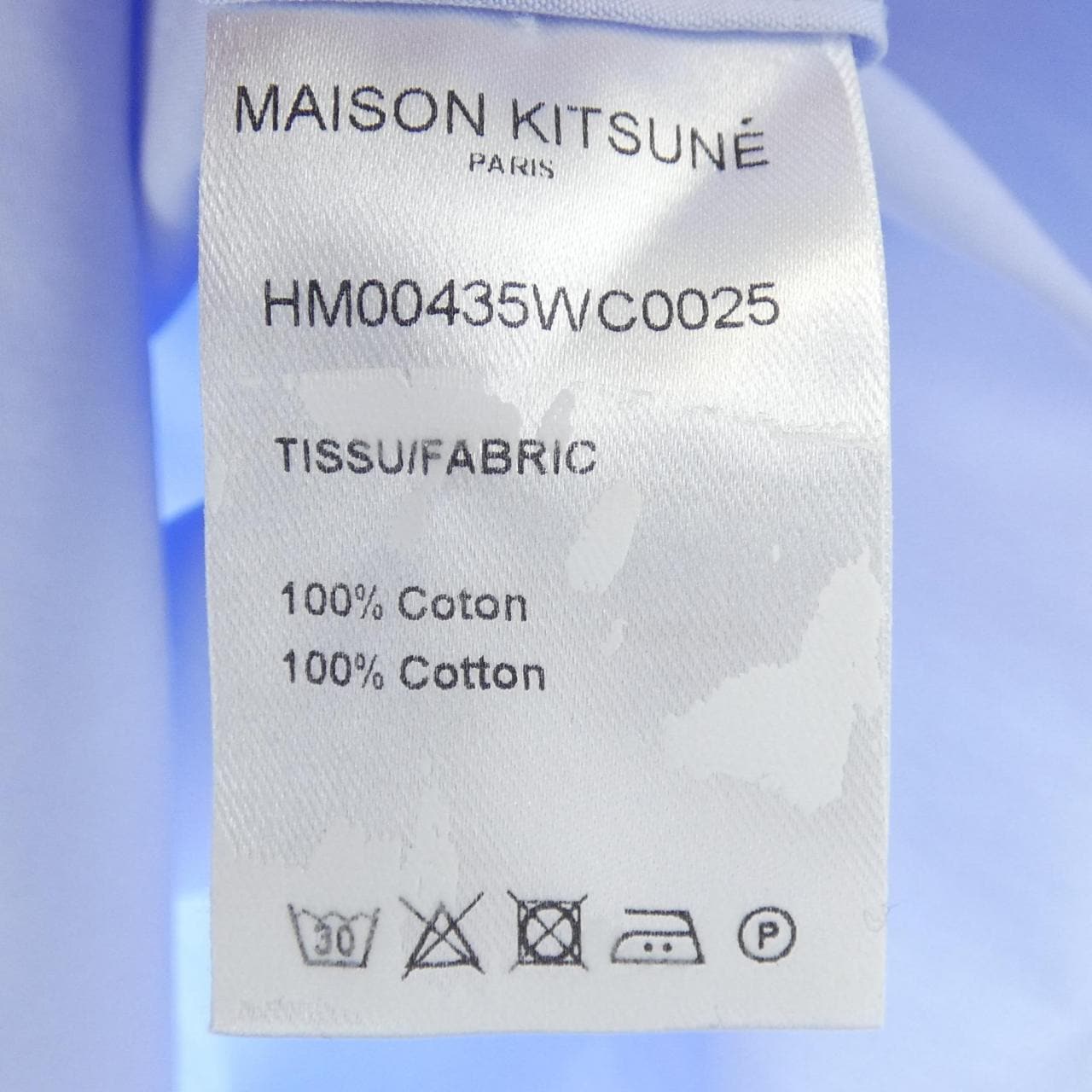 メゾンキツネ MAISON KITSUNE HM00435WC0025 シャツ