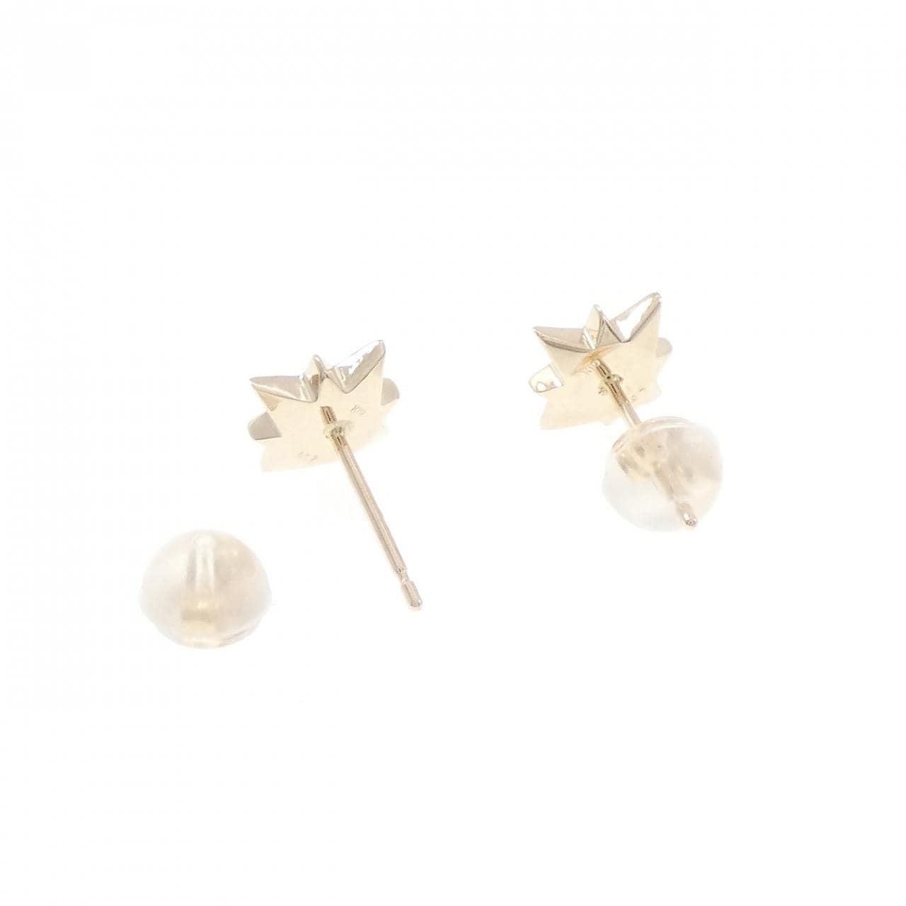 【リメイク】K10YG ダイヤモンド ピアス 0.14CT