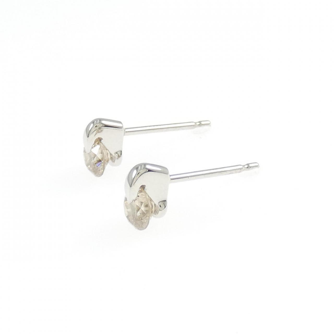 PT900 ダイヤモンド ピアス 0.83CT
