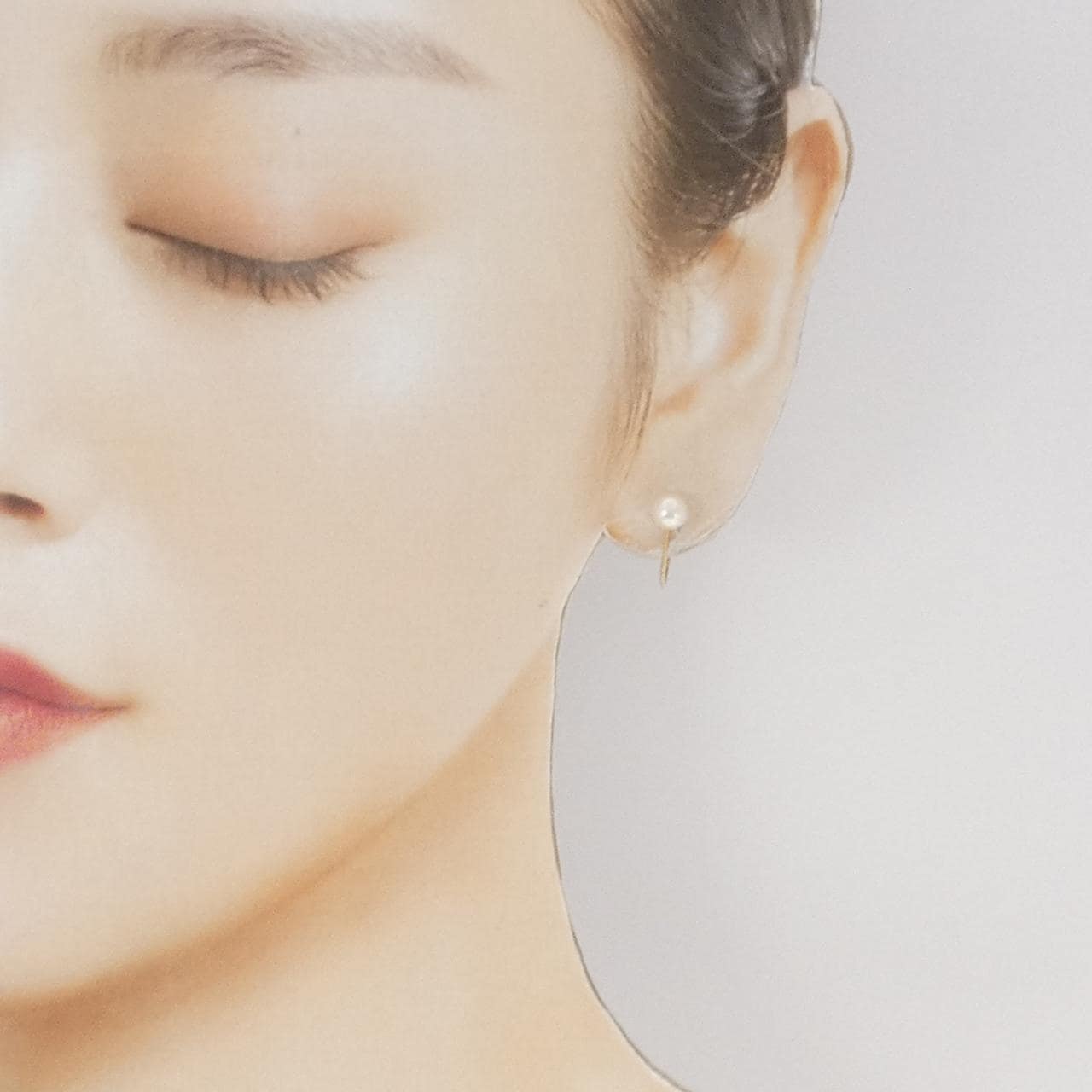 K18YG アコヤパール イヤリング 5.0mm