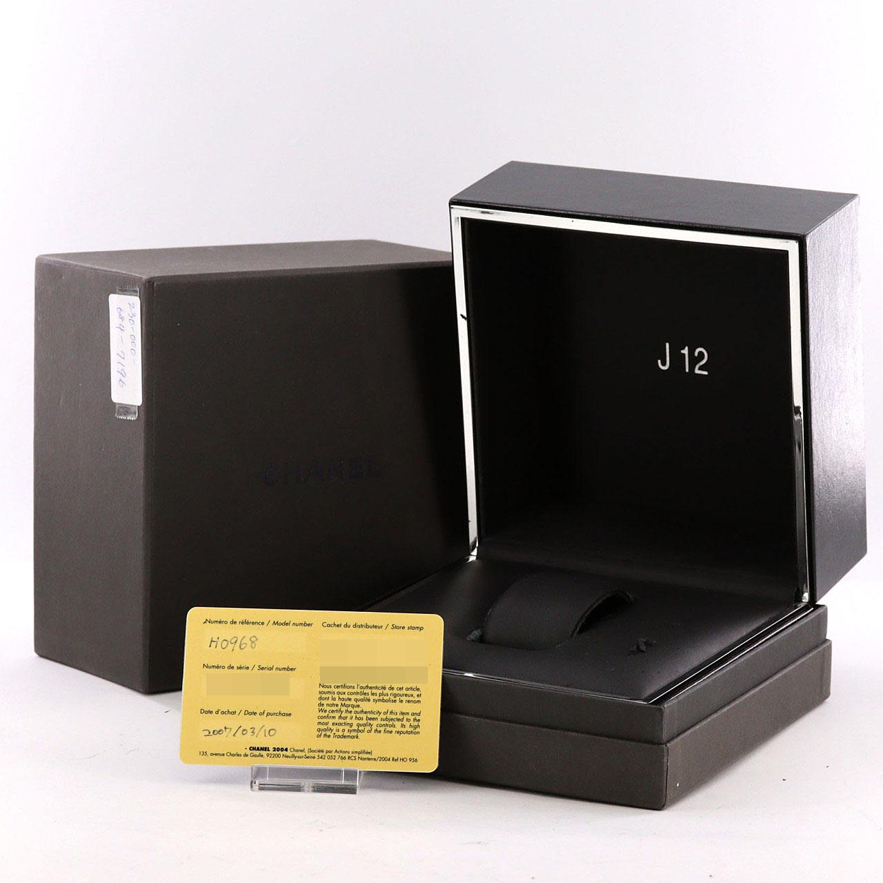 【ノーメンテナンス還元価格】シャネル J12 33mmセラミック H0968 セラミック クォーツ