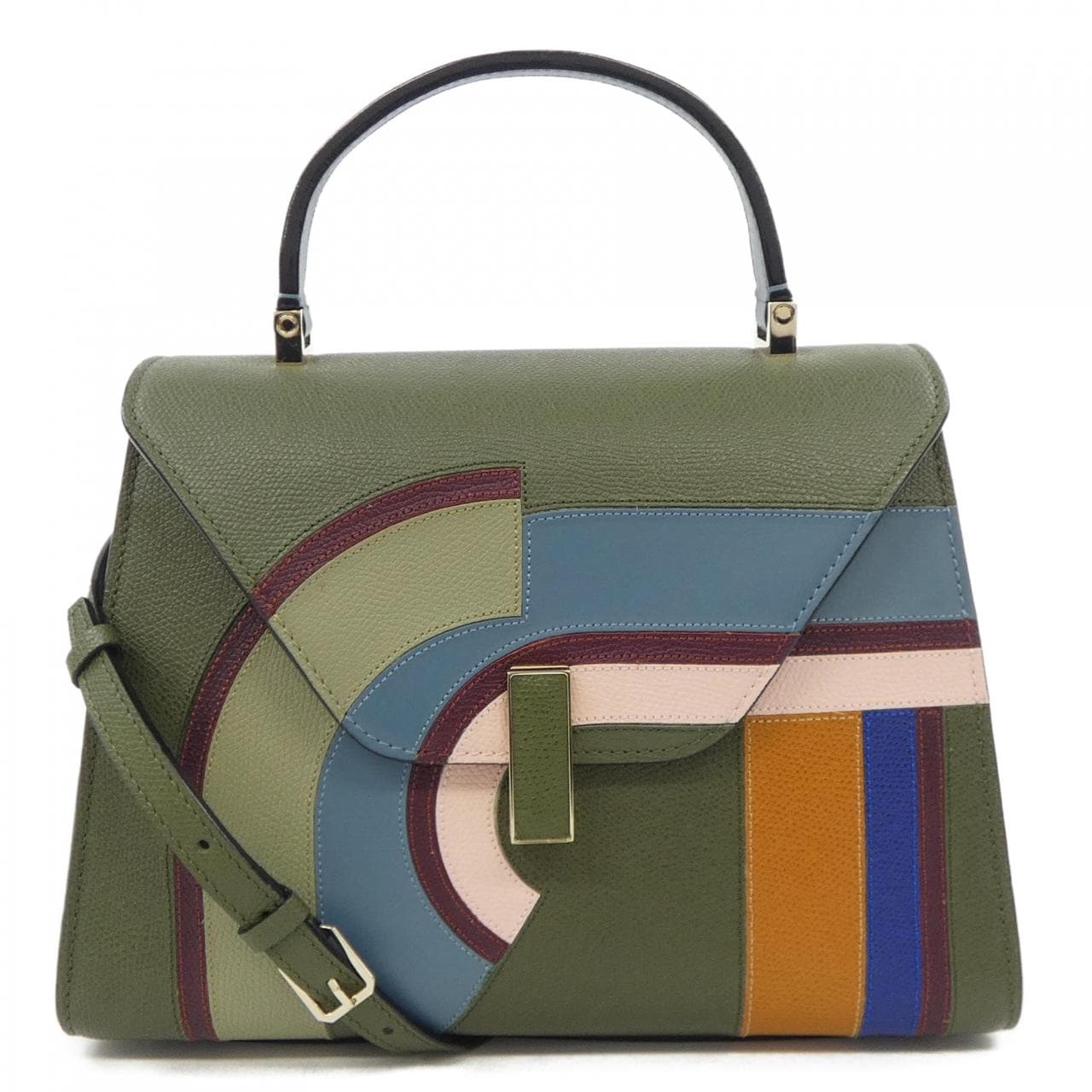 ヴァレクストラ VALEXTRA イジイデミディアム 柄あり BAG